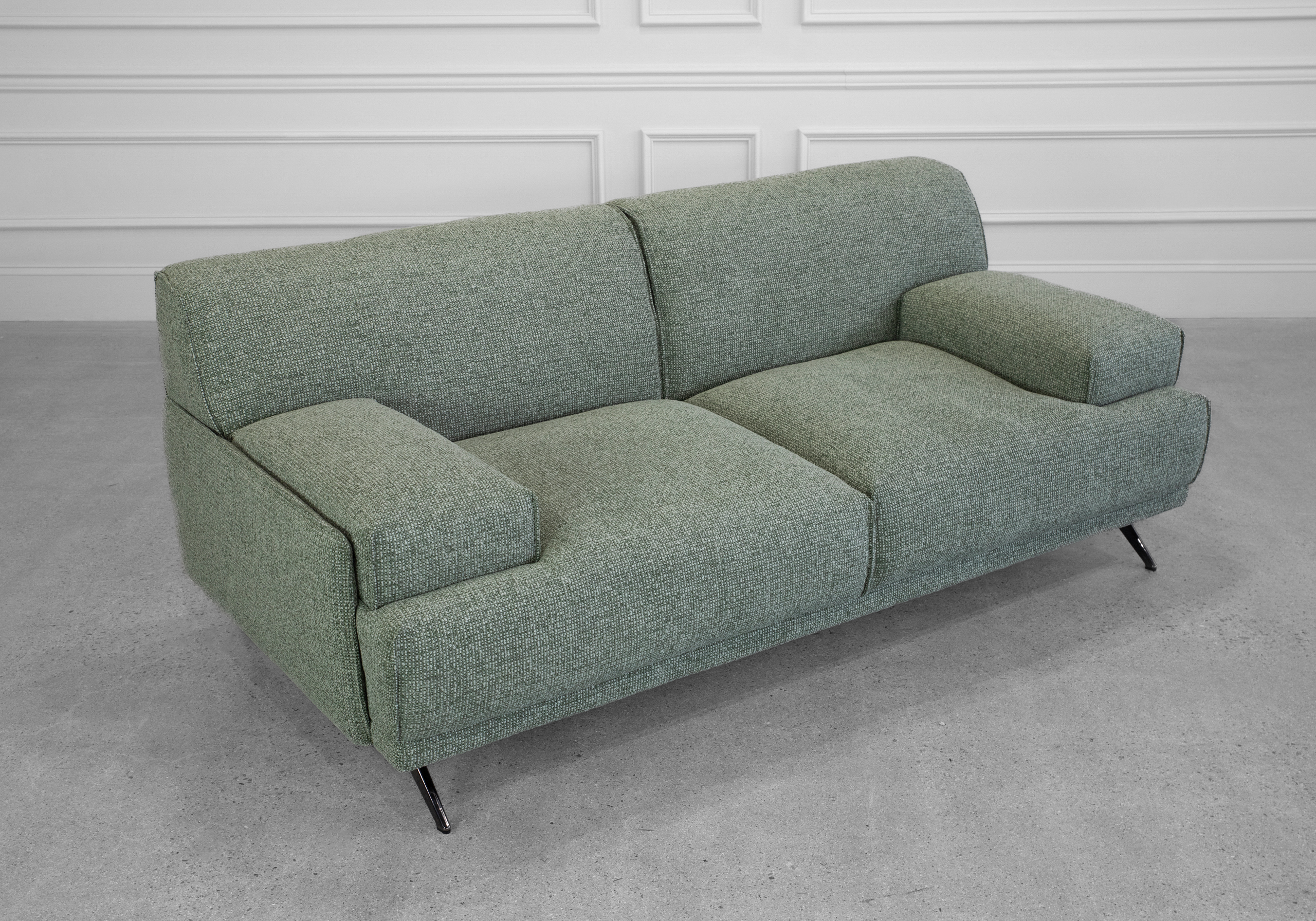 Monday Fabric Loveseat in Green Monday Fabric Loveseat in Green