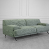 Monday Fabric Sofa in Green - Angle