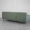 Monday Fabric Sofa in Green - Back