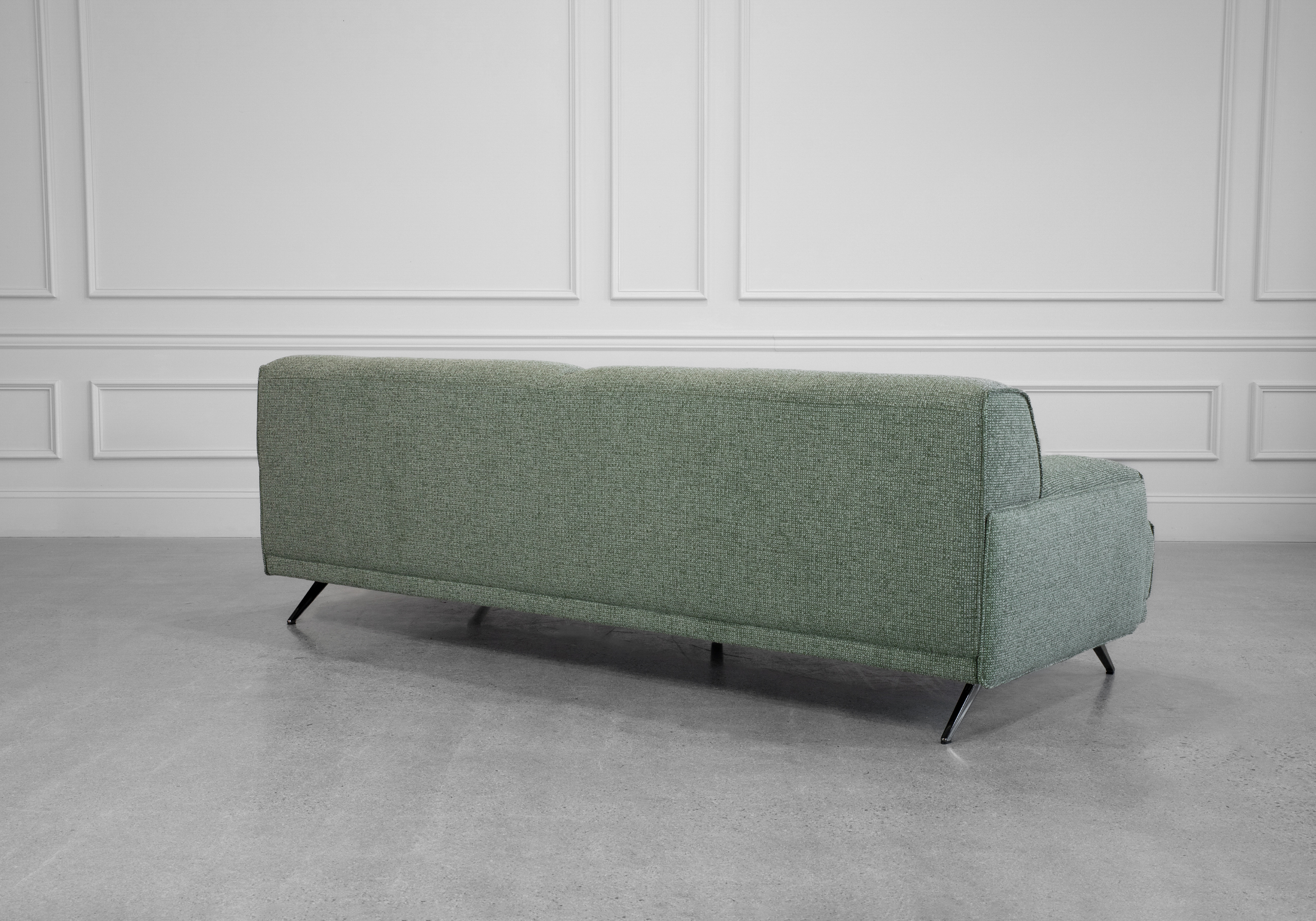 Monday Fabric Sofa in Green - Back