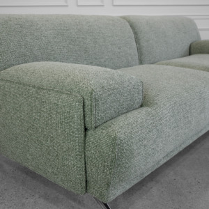 Monday Fabric Sofa in Green - Close Up Monday Fabric Sofa in Green - Close Up