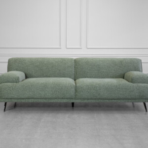 Monday Fabric Sofa in Green - Front