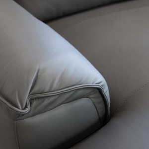 Nicole Sectional in Charcoal - Close Up Nicole Sectional in Charcoal - Close Up