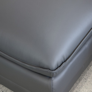 Nicole Sectional in Charcoal - Close Up Nicole Sectional in Charcoal - Close Up
