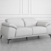 Sebastian Loveseat in Light Grey - Angle