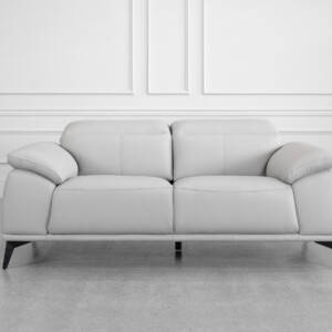 Sebastian Loveseat in Light Grey - Front