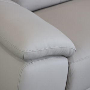 Sebastian Sofa in Light Grey - Close Up Sebastian Sofa in Light Grey - Close Up