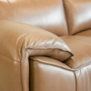 Seville Leather Loveseat in Tek - Close Up Seville Leather Loveseat in Tek - Close Up
