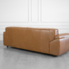 Seville Leather Sofa in Tek - Back
