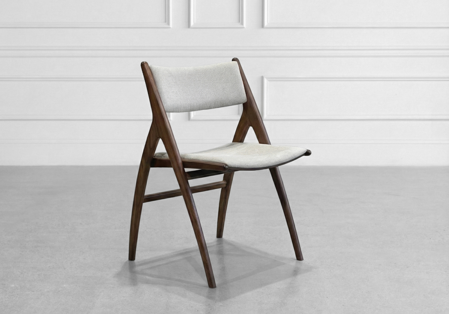 X-Ray Dining Chair in Walnut - Angle