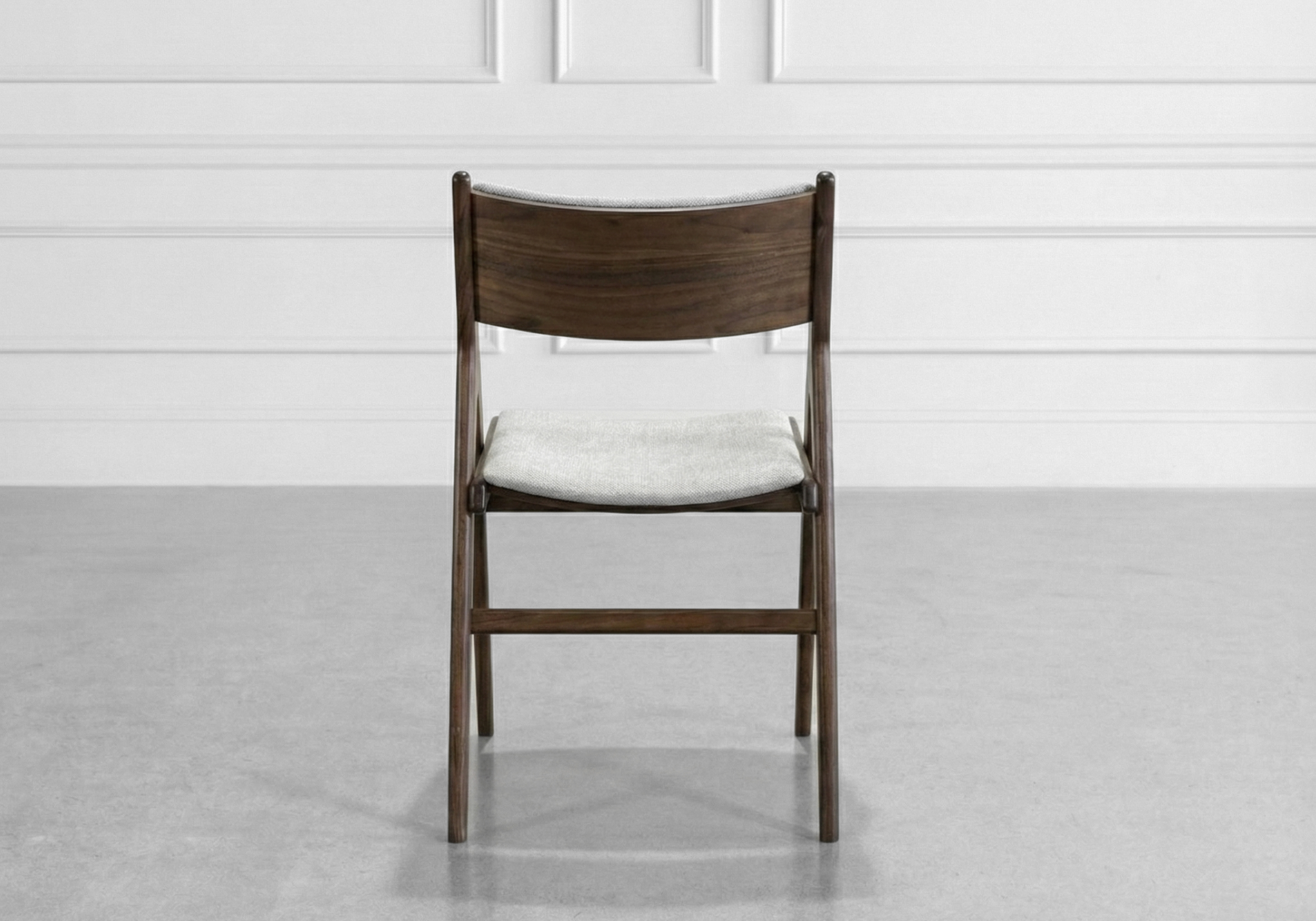 X-Ray Dining Chair in Walnut - Back