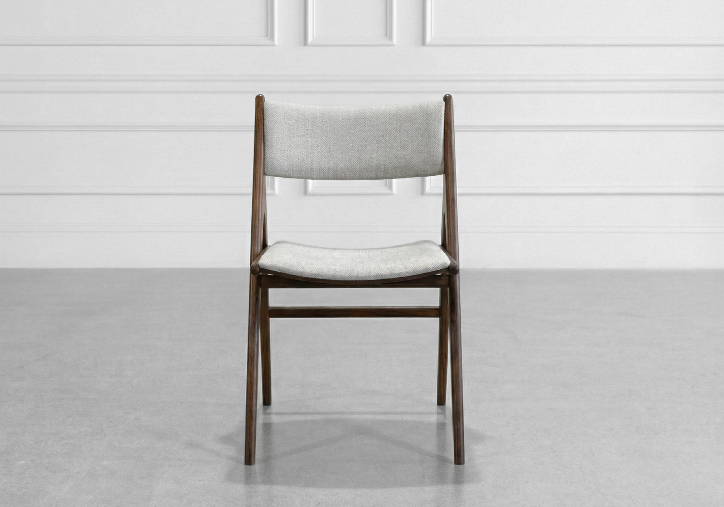 X-Ray Dining Chair in Walnut - Front