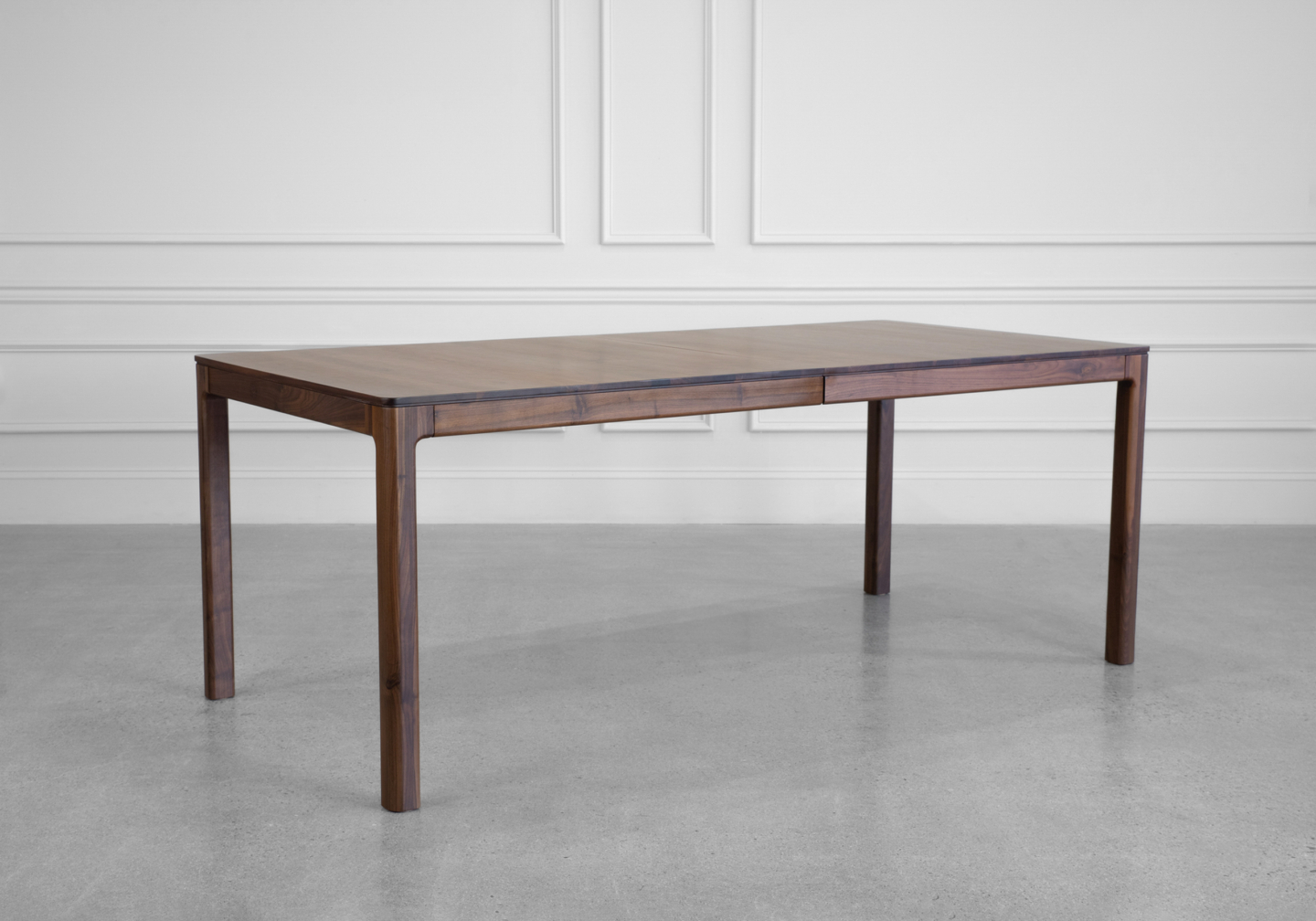Aurora Dining Table in Walnut - Angle
