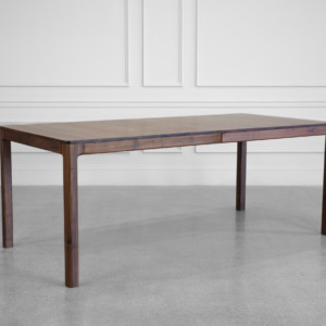 Aurora Dining Table in Walnut - Angle Aurora Dining Table in Walnut - Angle