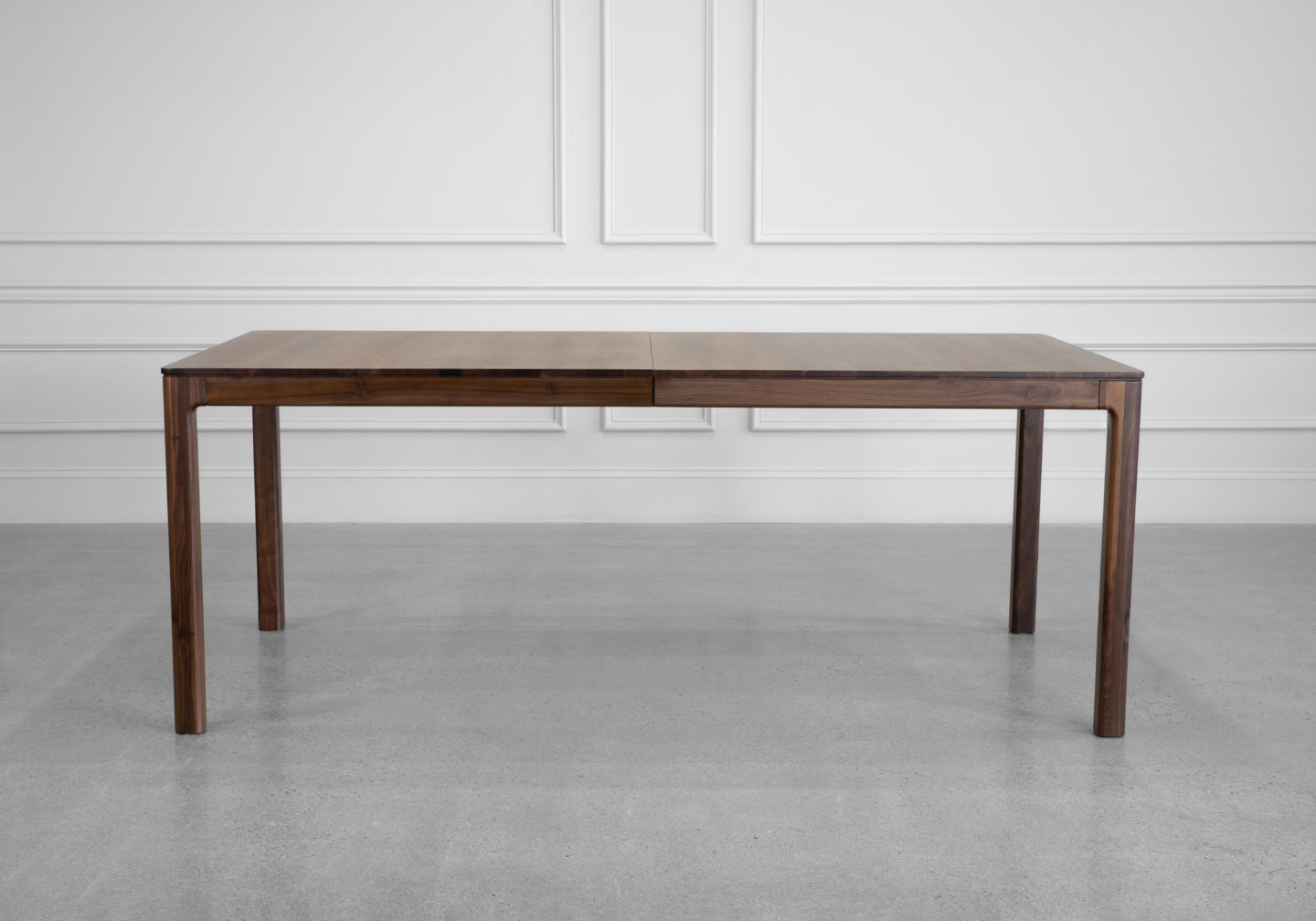 Aurora Dining Table in Walnut - Front