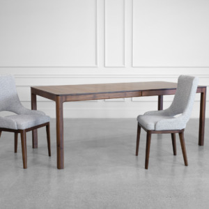Aurora Dining Table in Walnut with Chairs Aurora Dining Table in Walnut with Chairs