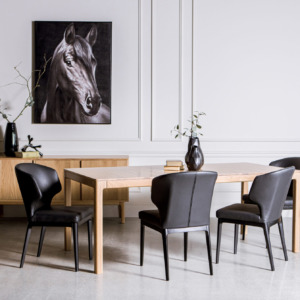 Aurora Dining Table with Blake Chairs Aurora Dining Table with Blake Chairs
