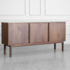 Aurora Wood Sideboard in Walnut - Angle