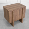 Board Nightstand in Walnut