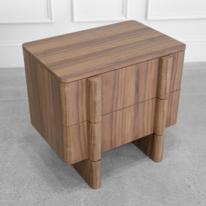 Board Nightstand in Walnut Board Nightstand in Walnut