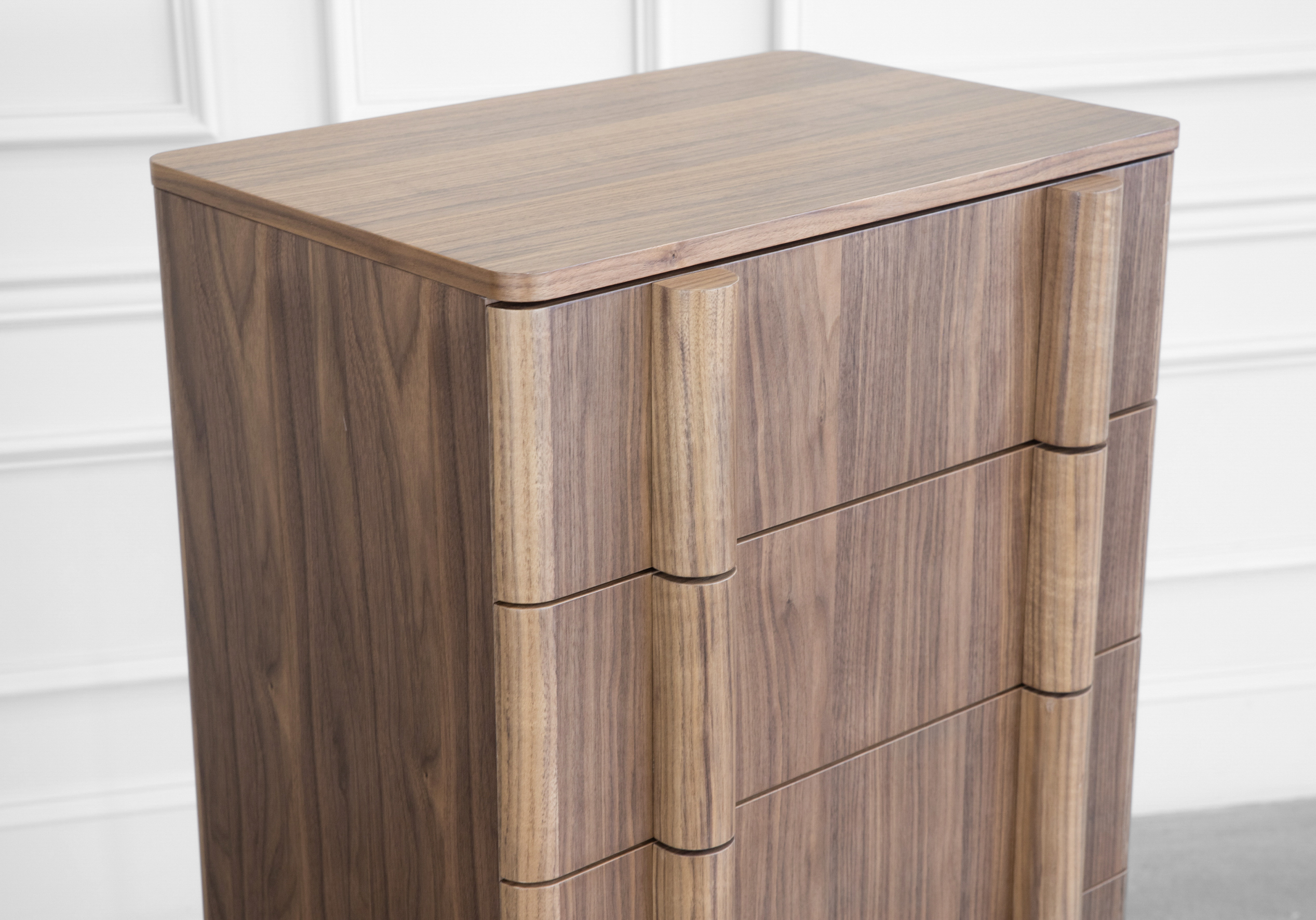 Board Tallboy in Walnut - Close Up