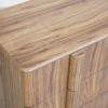 Board Walnut Double Dresser - Close Up