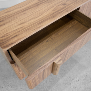 Board Walnut Double Dresser - Drawer Board Walnut Double Dresser - Drawer