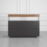 Glassic 2-Drawer Small Dresser