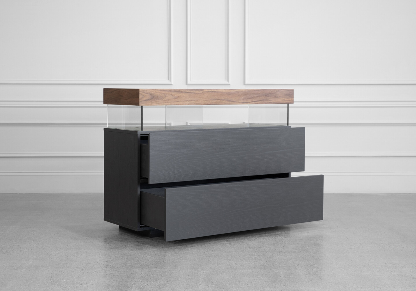 Glassic 2-Drawer Small Dresser | ScanDesigns