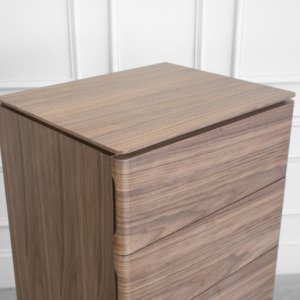 Nice Walnut Wood Tallboy - Close Up Nice Walnut Wood Tallboy - Close Up