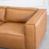 Palma 2-Piece Leather Sectional Sofa - Close Up