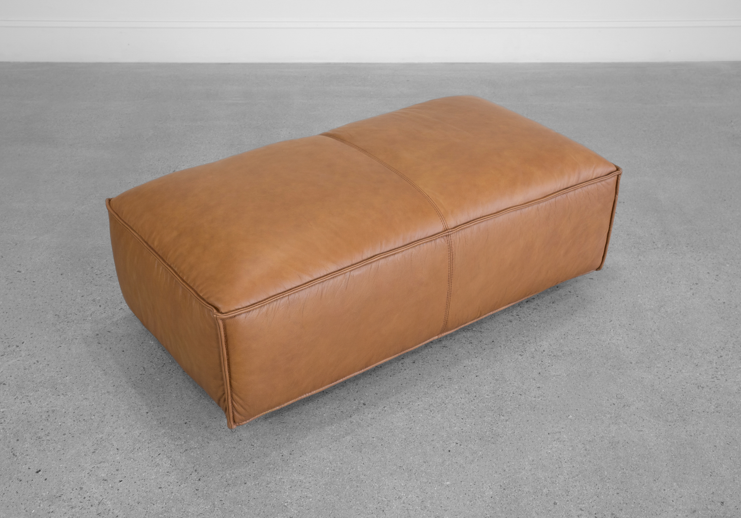 Palma Leather Ottoman