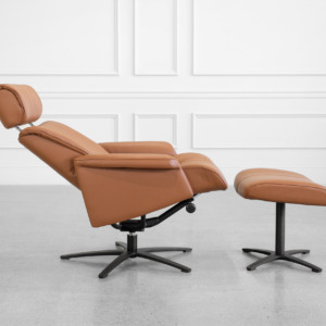 Sterling Leather Recliner in Cognac Sterling Leather Recliner in Cognac