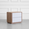 Vienna Wood Nightstand - Angle