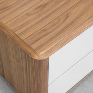 Vienna Wood Nightstand - Close Up Vienna Wood Nightstand - Close Up