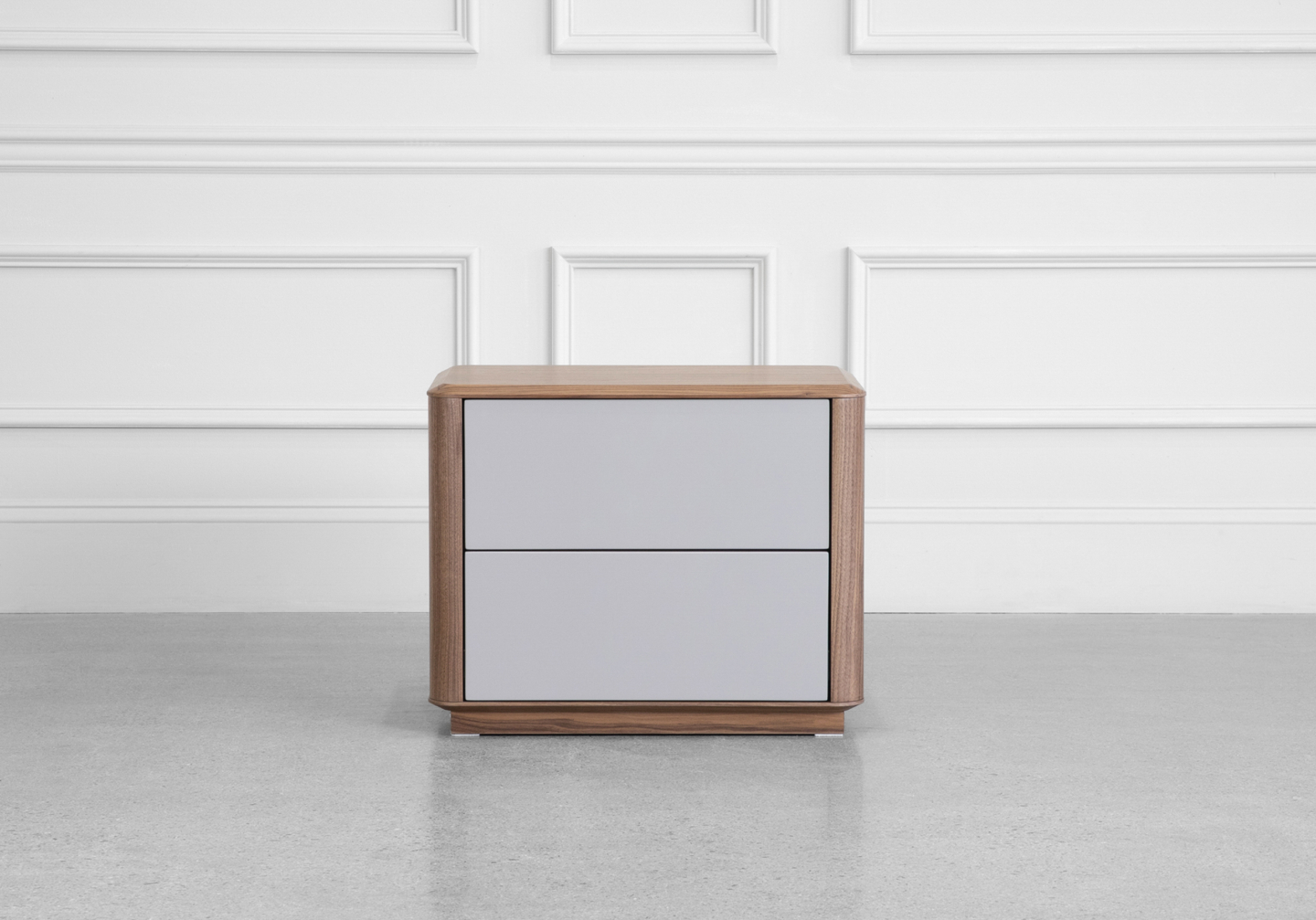 Vienna Wood Nightstand - Front