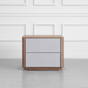Vienna Wood Nightstand - Front