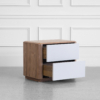 Vienna Wood Nightstand - Angle