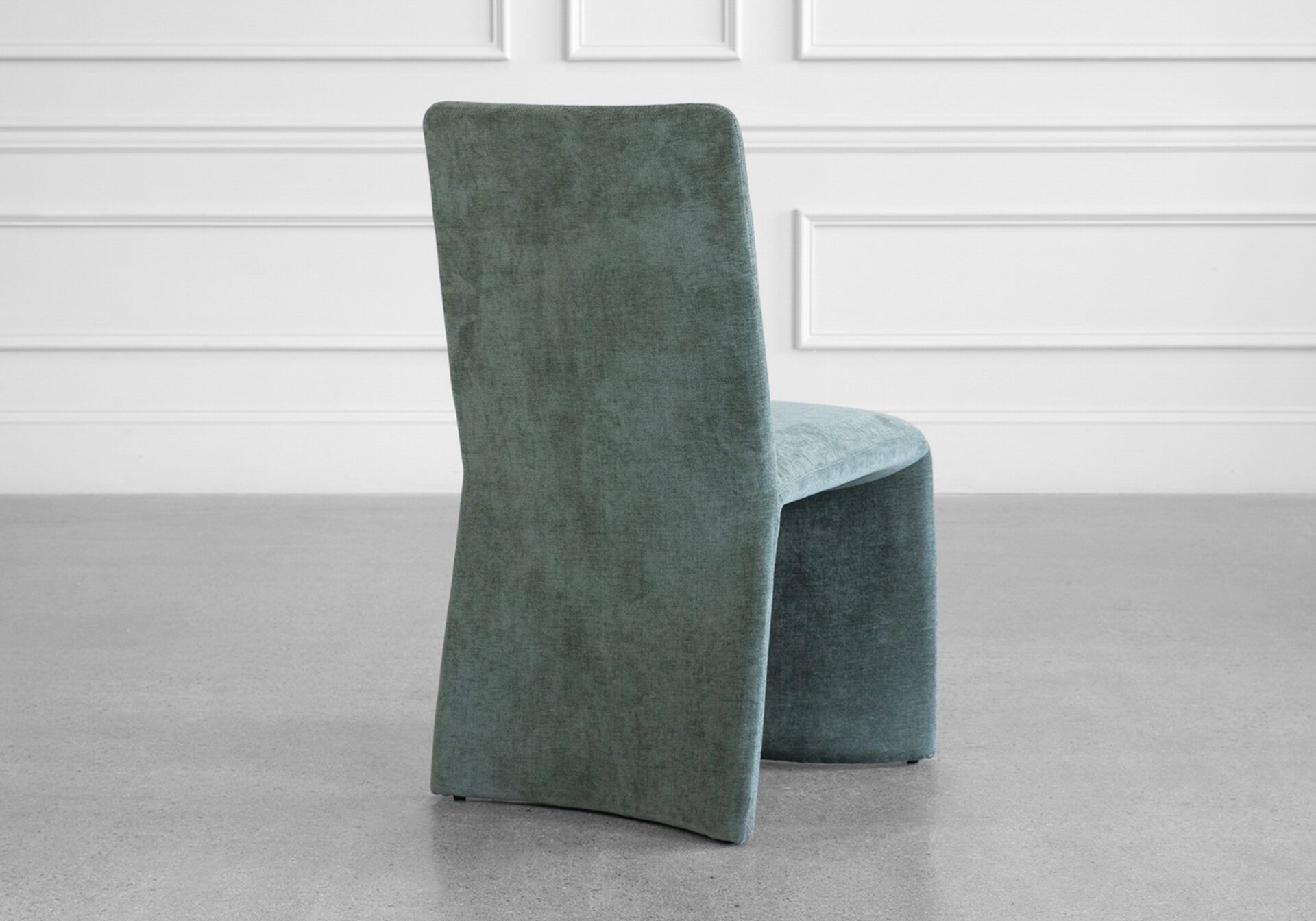 Adelaide Green Fabric Chair - Back