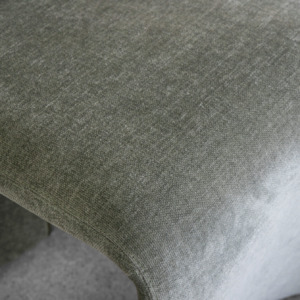 Adelaide Green Fabric Chair - Close Up Adelaide Green Fabric Chair - Close Up