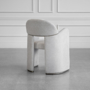 Canberra Beige Fabric Chair - Back Canberra Beige Fabric Chair - Back