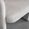 Canberra Beige Fabric Chair - Close Up