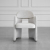 Canberra Beige Fabric Chair - Front