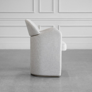 Canberra Beige Fabric Chair - Side Canberra Beige Fabric Chair - Side
