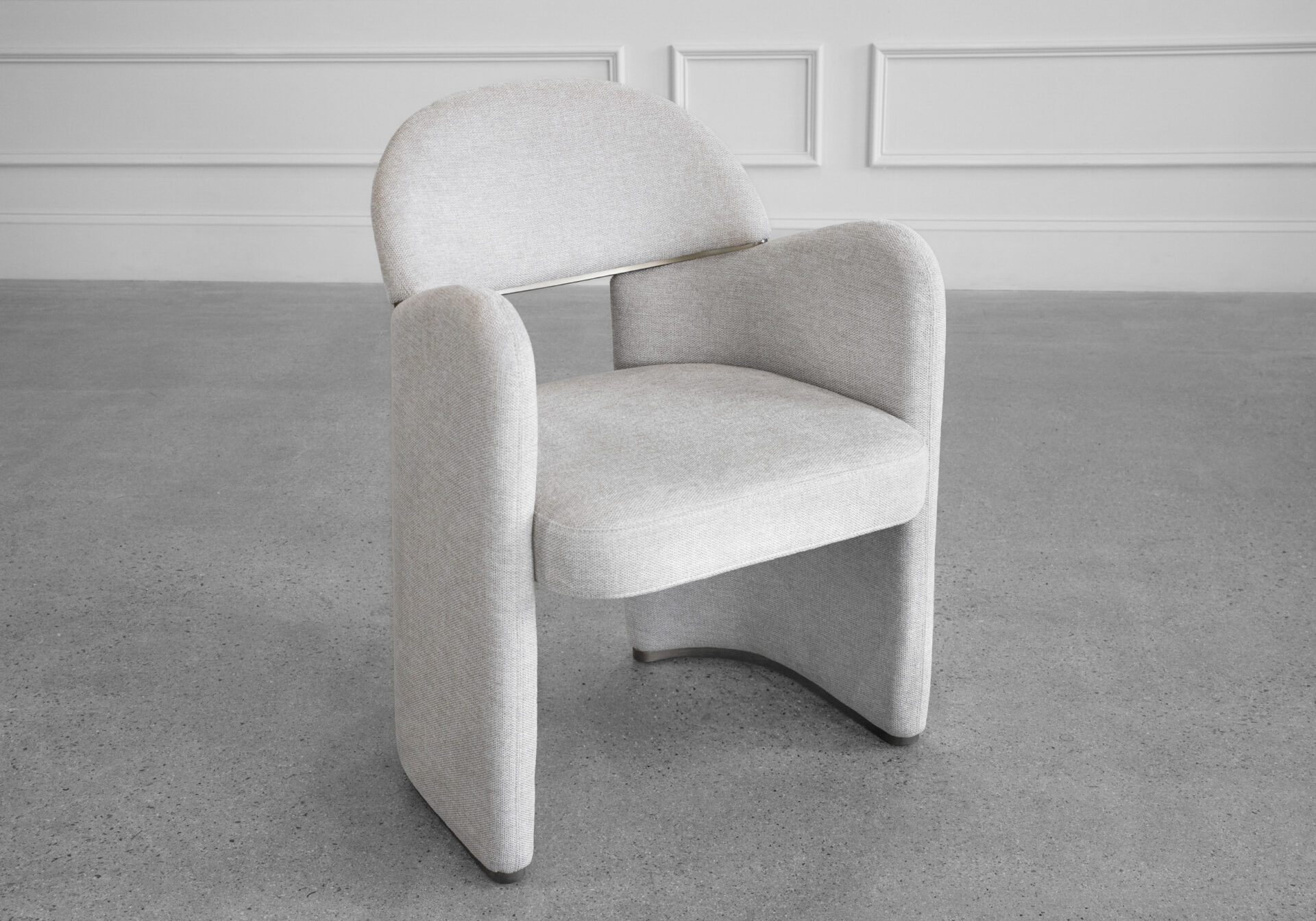 Canberra Beige Fabric Chair