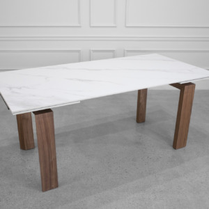 Caracas White Ceramic Dining Table Caracas White Ceramic Dining Table