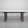 Caracas White Ceramic Dining Table - Front - 2 Caracas White Ceramic Dining Table - Front - 2