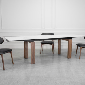 Caracas White Ceramic Dining Table with Chairs Caracas White Ceramic Dining Table with Chairs