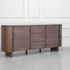 Howard Natural Walnut Sideboard - Angle