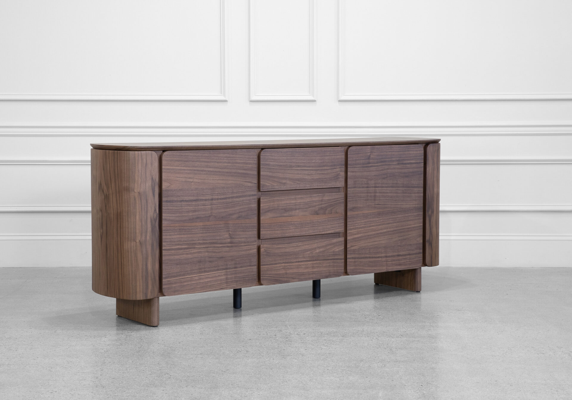 Howard Natural Walnut Sideboard - Angle